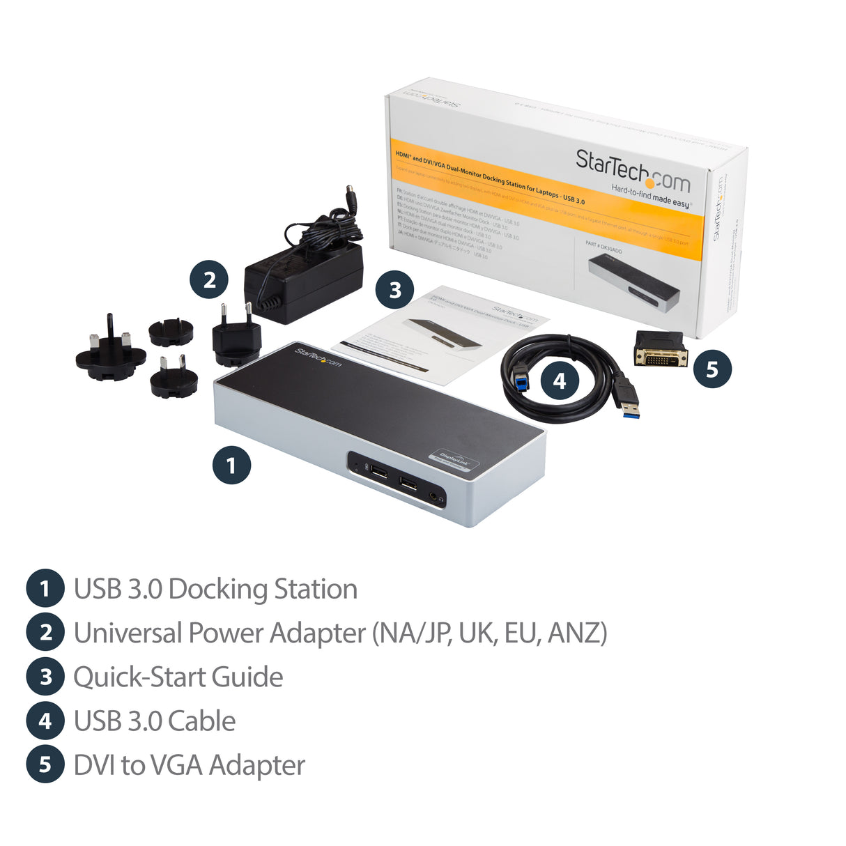 STARTECH USB 3.0 Docking Station
