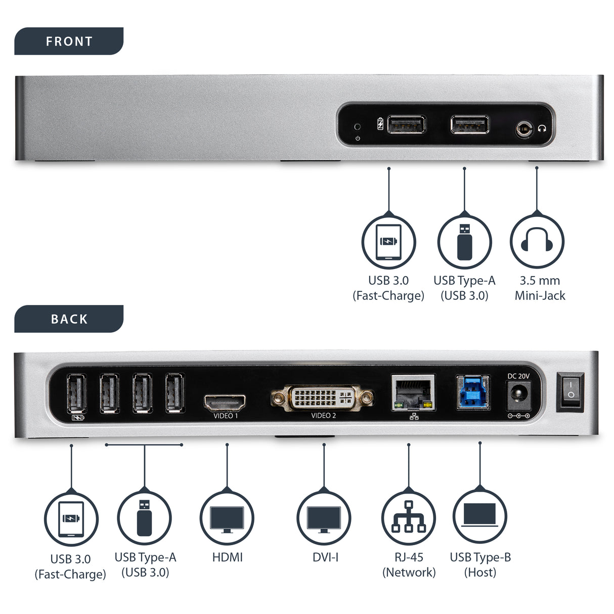 STARTECH USB 3.0 Docking Station