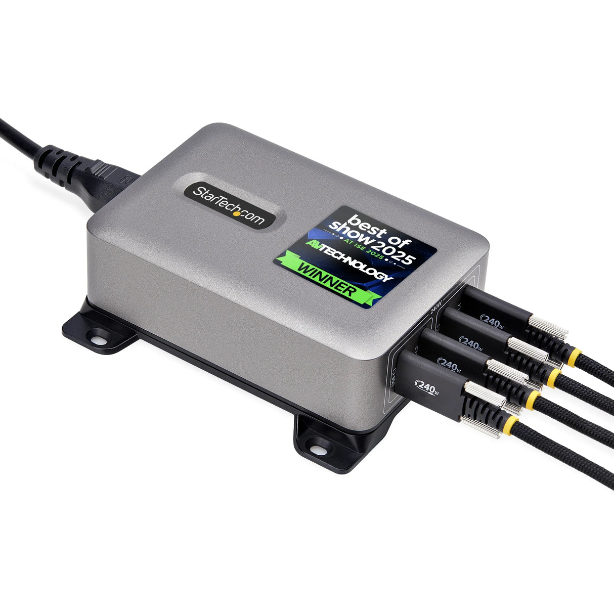 STARTECH.COM 424DAU-USB-C-CHARGER – 240W / 4-Port / GaN – USB-C Charger