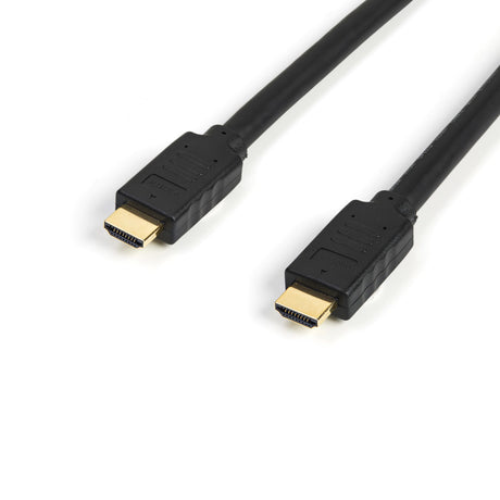 STARTECH 50ft (15m) HDMI 2.0 Cable - 4K 60Hz Active HDMI Cable - CL2 Rated for In Wall Installation - Long Durable High Speed UHD HDMI Cable - HDR | 18Gbps - Male to Male Cord - Black (HD2MM15MA) (HD2MM15MA)