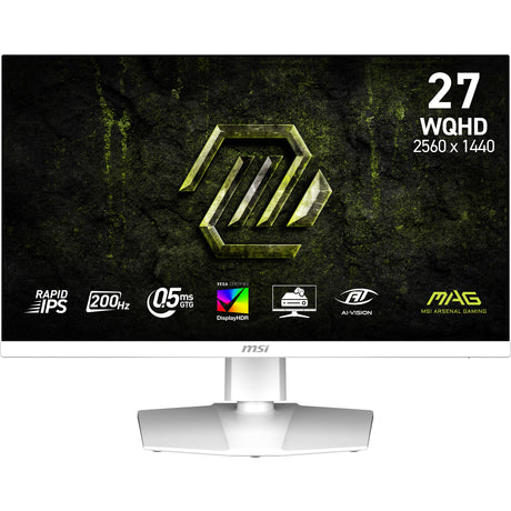 MSI MAG 274QRFW E20 Monitor – 27" / QHD / IPS / 200Hz – Gaming Monitor