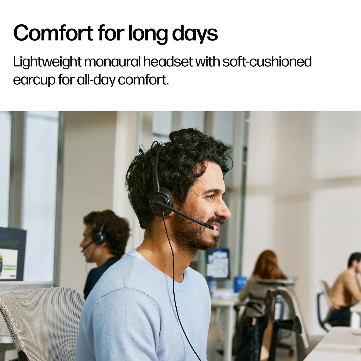 POLY MISSION 415 – Wired (USB-A) / Mono / Office – Head-band Headset