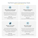 STARTECH 3 Port USB C Hub with Gigabit Ethernet