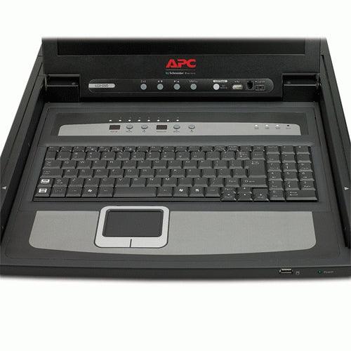 APC 17" Rack LCD Console - Integrated 8 Port Analog KVM Switch (AP5808)