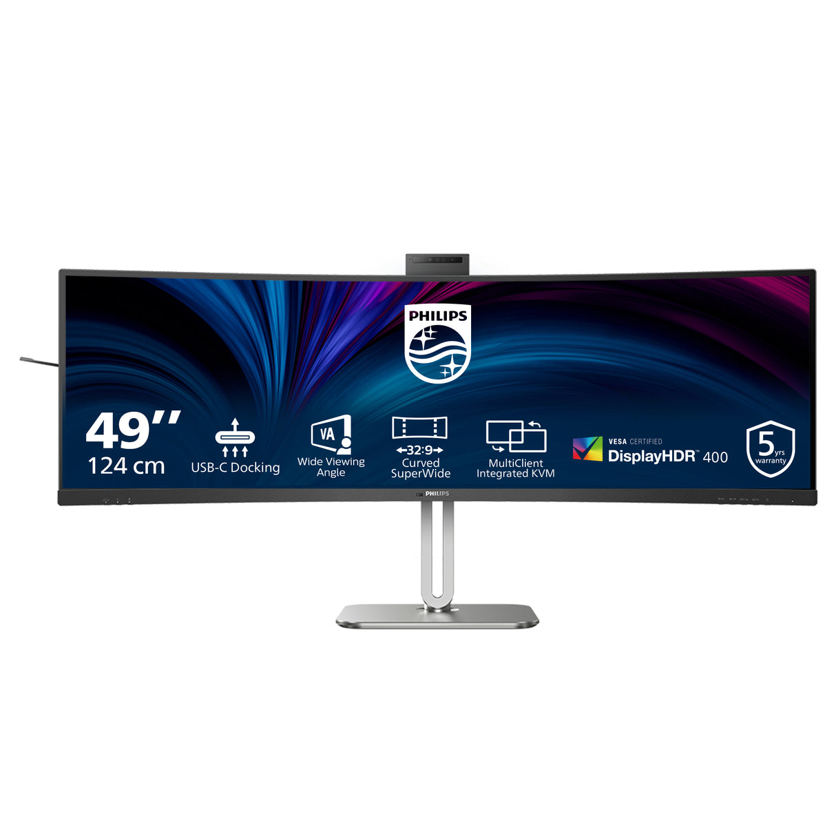 PHILIPS 49B2U5900CH Monitor – 48.8" / Dual QHD / VA / 75Hz – Business Monitor