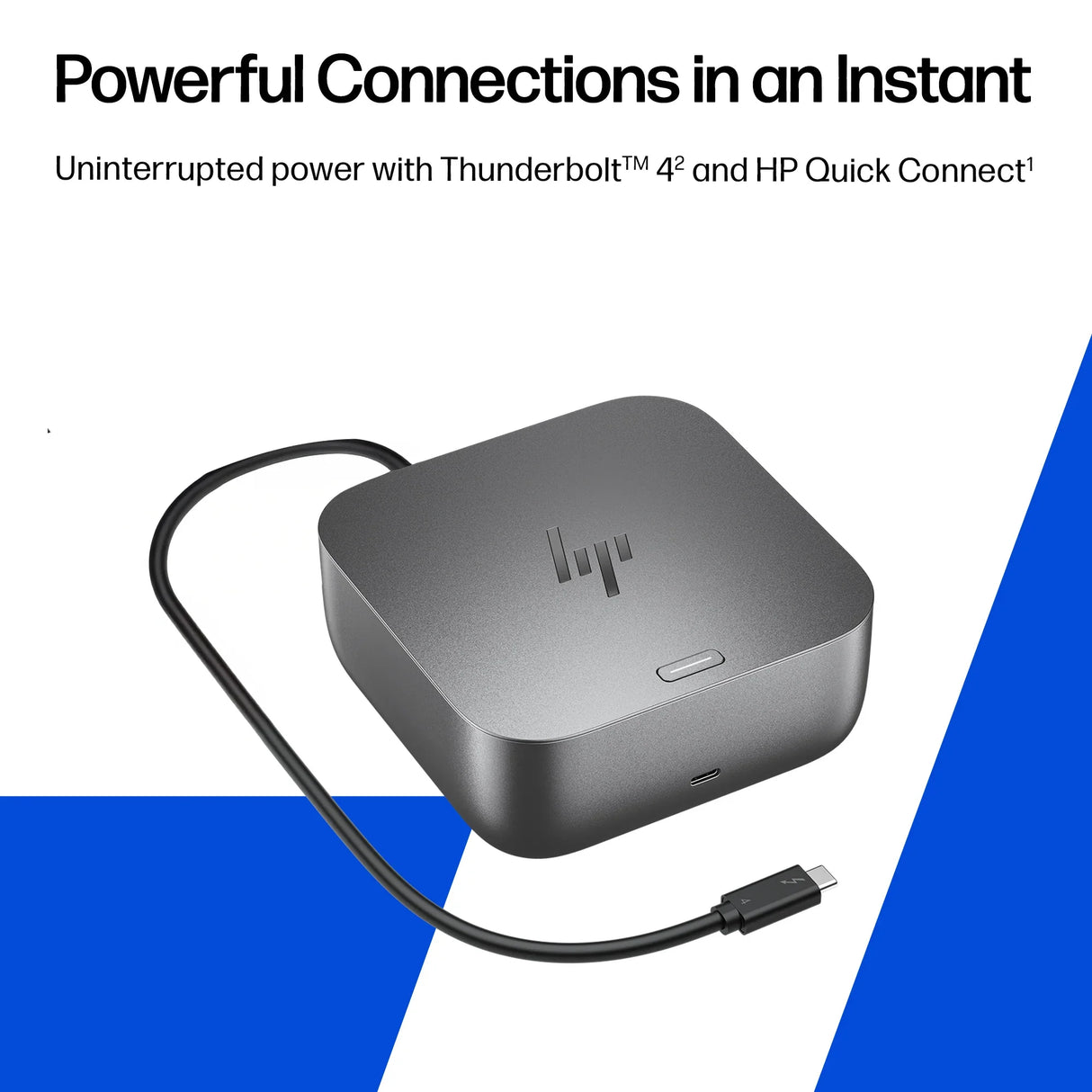 HP 9X481UT – Thunderbolt 4 / 180W PD / HDMI / 2x DP / 3x USB-C – Docking Station