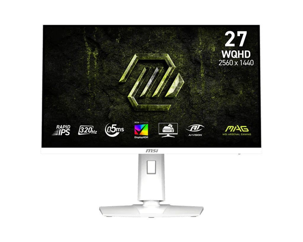 MSI MAG 274QRFW X32 Monitor – 27" / QHD / IPS / 320Hz – Gaming Monitor