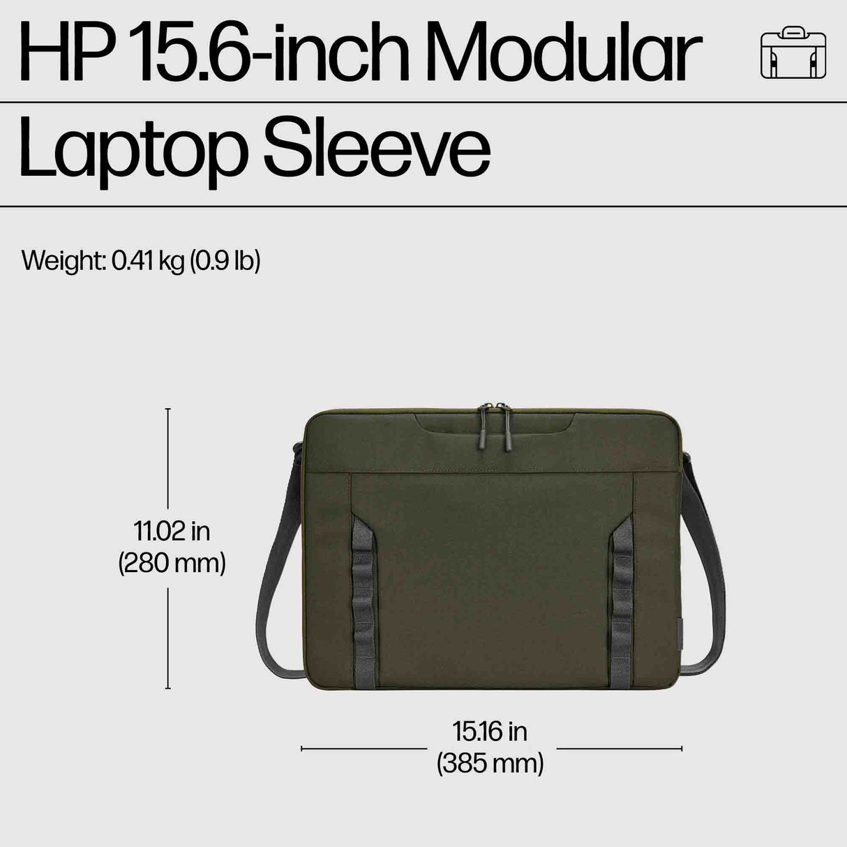 HP Modular Laptop Foam Body Sleeve Case (15.6")