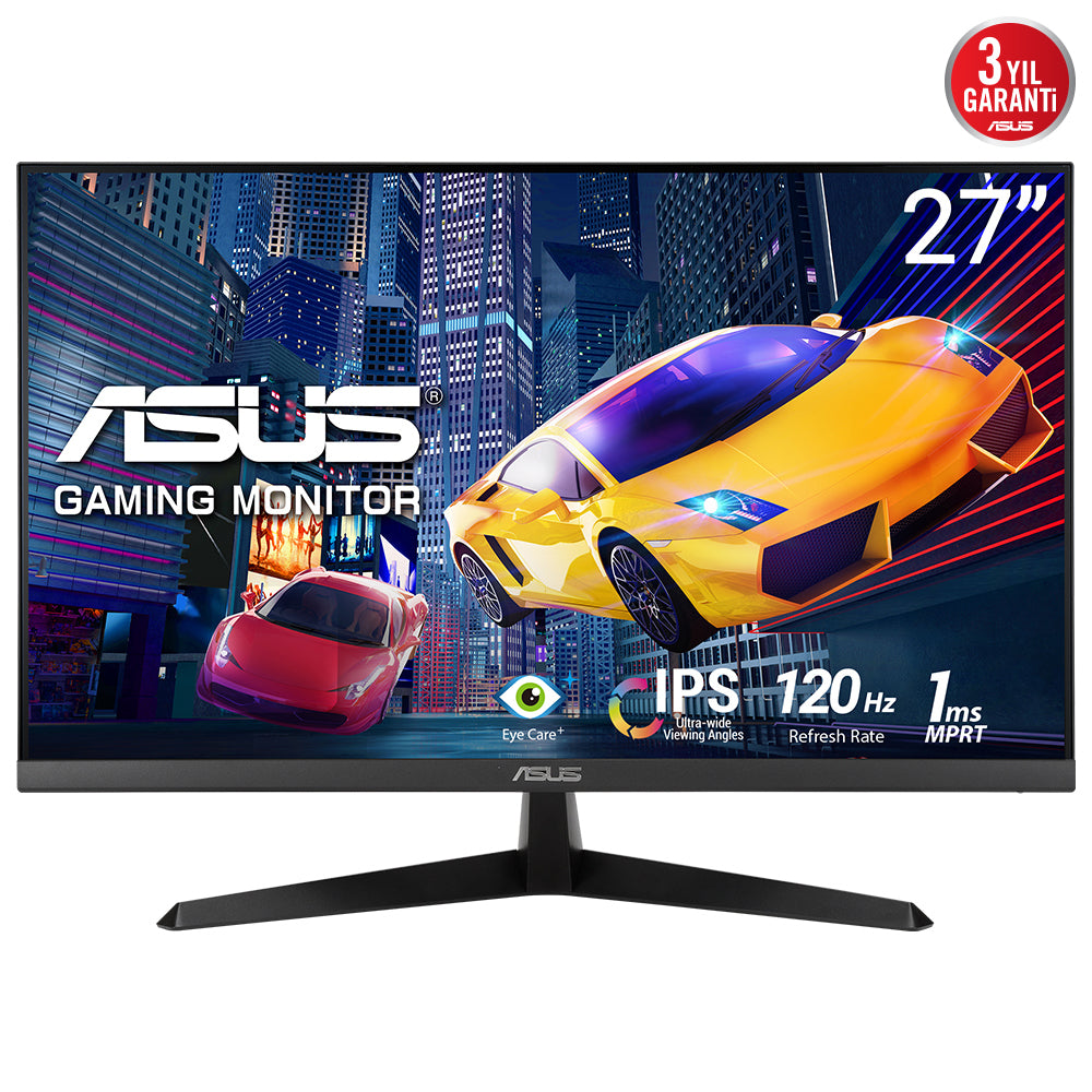 ASUS VY279HGR Monitor – 27" / Full HD / IPS / 120Hz – Gaming Monitor