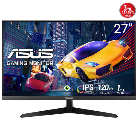ASUS VY279HGR Monitor – 27" / Full HD / IPS / 120Hz – Gaming Monitor