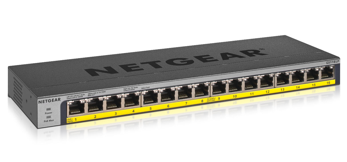 NETGEAR GS116LP Network Switch