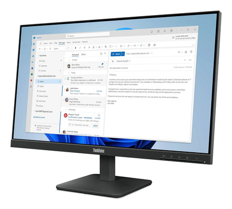 Lenovo ThinkVision Monitor – 23.8" / Full HD / IPS / 100Hz – Business Monitor