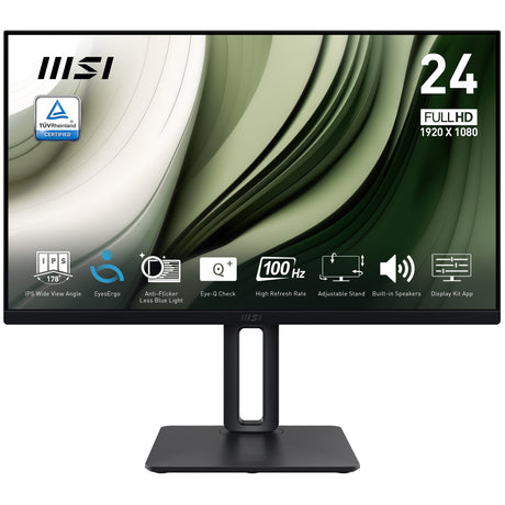 MSI PRO MP245PG Monitor – 23.8" / Full HD / IPS / 100Hz – Business Monitor