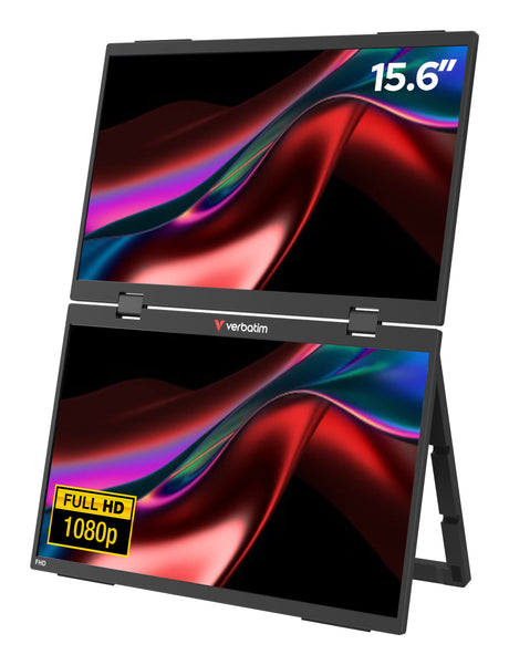 VERBATIM 32408 Monitor – 15.6" / Full HD / IPS / 60Hz – Business Monitor