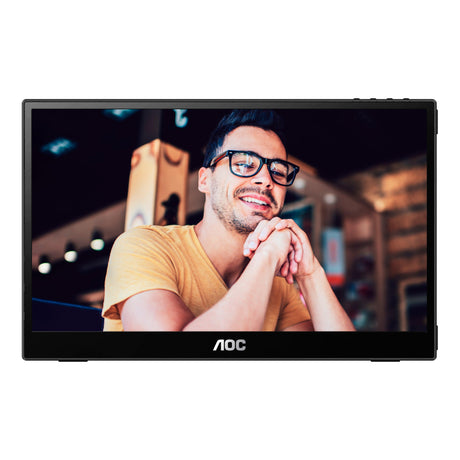 AOC computer monitor (15.6") Black