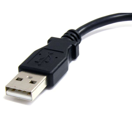 STARTECH 6in Micro USB Cable - A to Micro B - USB to Micro B - USB 2.0 A Male to USB 2.0 Micro-B Male - 6"es - Black (UUSBHAUB6IN)