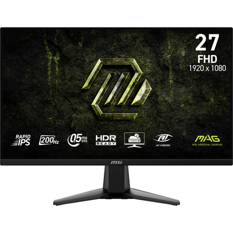 MSI MAG 275F E20 Monitor – 27" / Full HD / IPS / 200Hz – Gaming Monitor