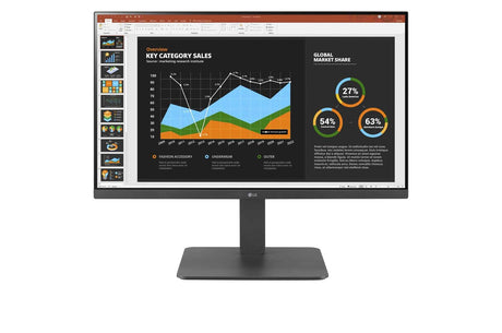 LG computer monitor (23.8") Full HD LED Grey