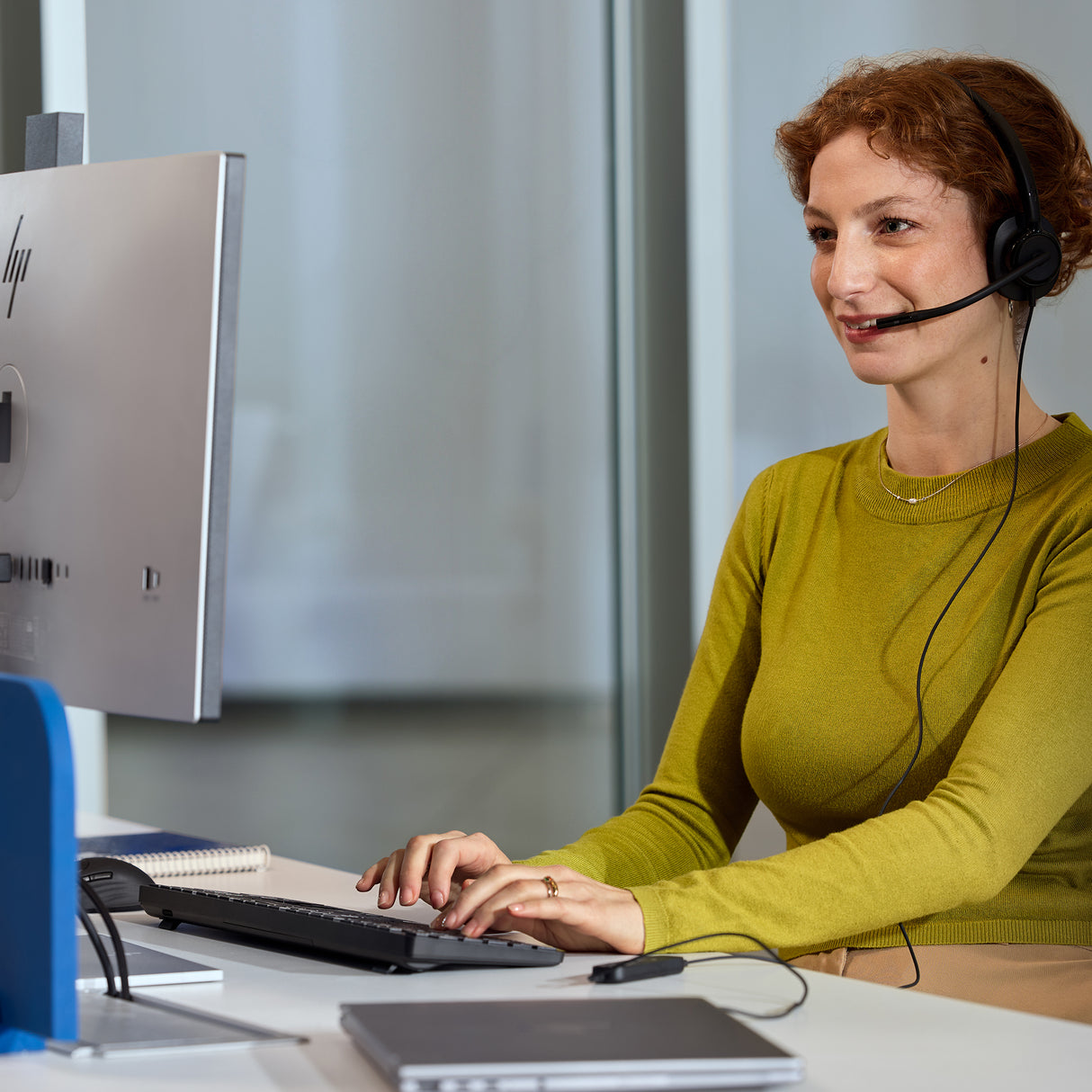 POLY MISSION 415 – Wired (USB-A) / Mono / Office – Head-band Headset