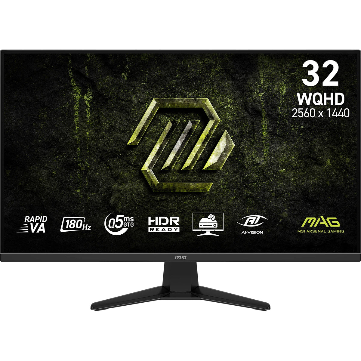 MSI MAG 325QF E18V Monitor – 31.5" / QHD / VA / 180Hz – Gaming Monitor