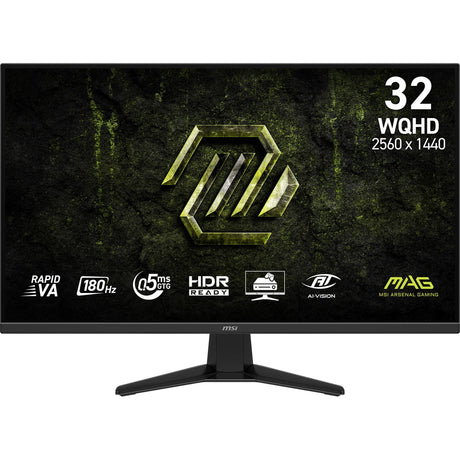 MSI MAG 325QF E18V Monitor – 31.5" / QHD / VA / 180Hz – Gaming Monitor