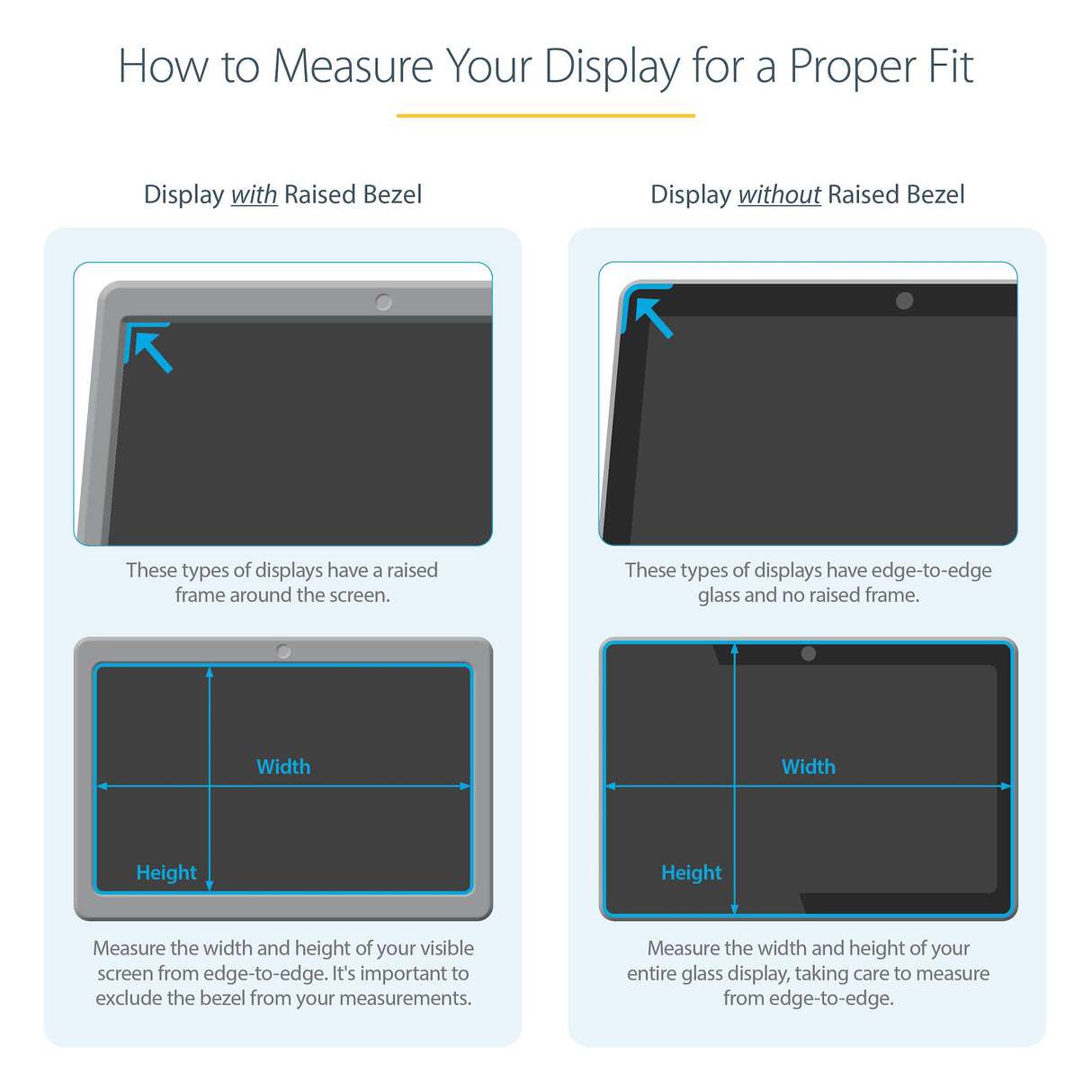 STARTECH 15.6" 16:9 Laptop Privacy Filter | Anti-Glare Privacy Screen w|51% Blue Light Reduction | Notebook Screen Protector w| +- 30 Degrees Viewing Angle | Matte|Glossy (156L-PRIVACY-SCREEN) (156L-PRIVACY-SCREEN)