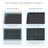 STARTECH 15.6" 16:9 Laptop Privacy Filter | Anti-Glare Privacy Screen w|51% Blue Light Reduction | Notebook Screen Protector w| +- 30 Degrees Viewing Angle | Matte|Glossy (156L-PRIVACY-SCREEN) (156L-PRIVACY-SCREEN)