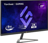 VIEWSONIC VX2758A-2K-PRO-3 Monitor – 27" / QHD / IPS / 240Hz – Gaming Monitor