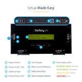 STARTECH 4 Bay SSD|HDD Hard Drive Eraser - 2.5" & 3.5" SATA - Hostless Standalone Secure Erase External Disk Sanitizer - 9 Erase Modes - RS232 Printer Port - NIST|DOD & TAA Compliant (SATERASER4) (SATERASER4)