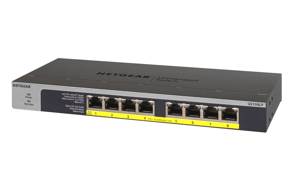 NETGEAR GS108LP Network Switch
