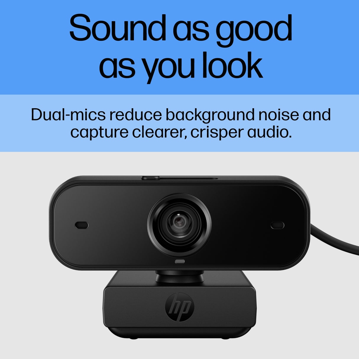 HP 430 – Full HD (1080p) – Dual Mic Array – UC Webcam