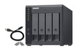 QNAP 4x 3.5" SATA | 1x USB 3.2 Gen 1 Type-C | 65 W | 100-240V | 1.85 kg (TR-004)