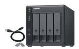 QNAP 4x 3.5" SATA | 1x USB 3.2 Gen 1 Type-C | 65 W | 100-240V | 1.85 kg (TR-004)