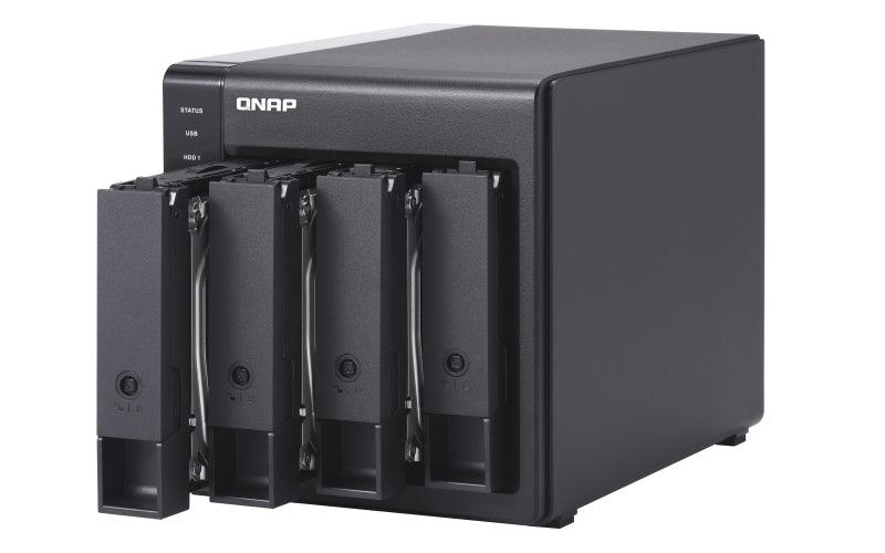 QNAP 4x 3.5" SATA | 1x USB 3.2 Gen 1 Type-C | 65 W | 100-240V | 1.85 kg (TR-004)