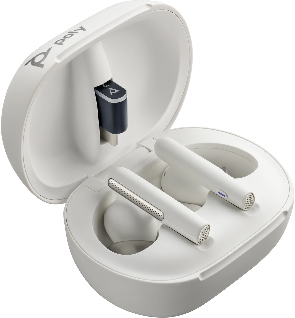 POLY Voyager Free 60 UC BT700 USB-C Touchscreen Charge Case Headset