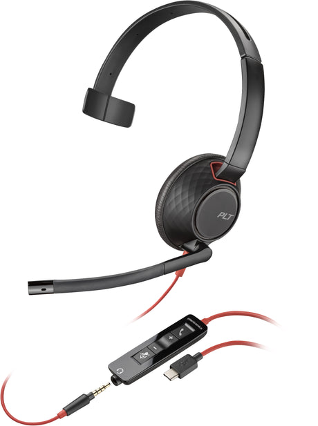 POLY Blackwire C5210 USB-C Inline Cable Headset