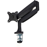 STARTECH Desk Mount Monitor Arm - Heavy Duty Ergonomic VESA Monitor Arm - Single Display up to 9kg - Full Motion | Height Adjustable | Articulating - Aluminum - C-Clamp|Grommet- Black (ARMPIVOTHDB) (ARMPIVOTHDB)