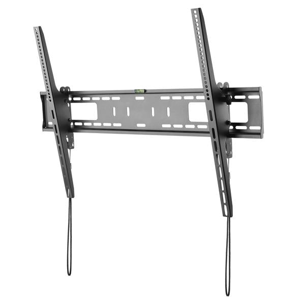 STARTECH TV Wall Mount supports 60-100" VESA Displays (165lb|75kg) - Heavy Duty Tilting Universal TV Wall Mount - Adjustable Mounting Bracket for Large Flat Screens - Low Profile (FPWTLTB1) (FPWTLTB1)