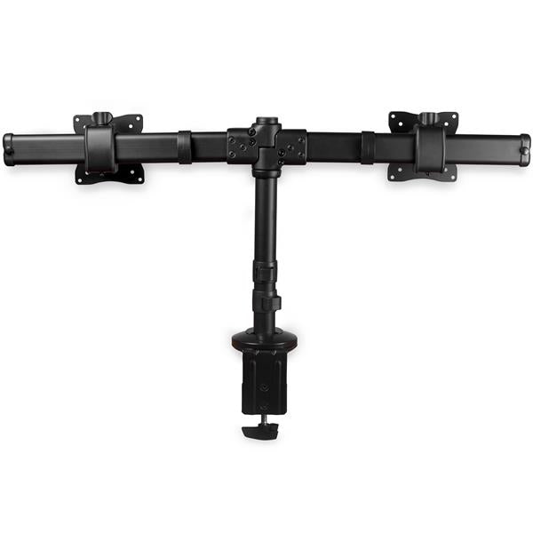 STARTECH Deskmount Dual-Monitor Arm - For up to 27” Monitors - Low-Profile Design - Desk-Clamp or Grommet-Hole Monitor Mount (ARMBARDUOG)