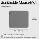 HP 100 Sanitizable Mouse Pad – Medium / Cloth / Rubber Base – Office Mouse Pad