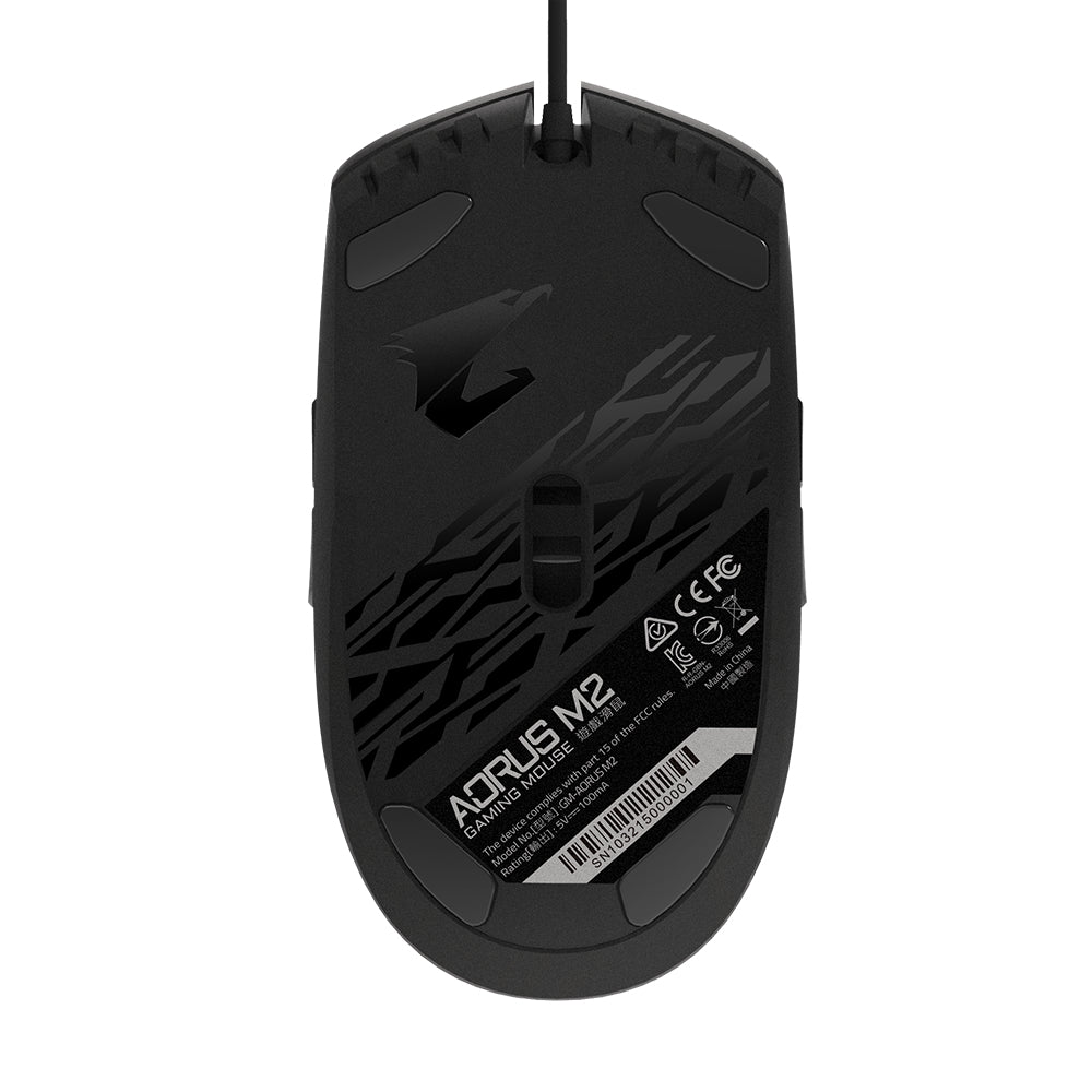 GIGABYTE AORUS M2 – Wired USB / 6200 DPI / RGB – Gaming Mouse