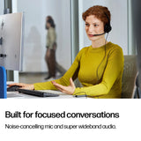HP POLY MISSION 425 – Wired (USB-C) / Stereo / Office UC – Head-band Headset