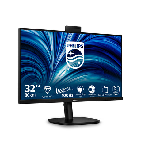 PHILIPS 32B2U3601H Monitor – 31.5" / QHD / IPS / 100Hz – Business Monitor