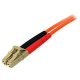 STARTECH 3m Fiber Optic Cable - Multimode Duplex 50|125 - LSZH - LC|LC - OM2 - LC to LC Fiber Patch Cable (50FIBLCLC3)