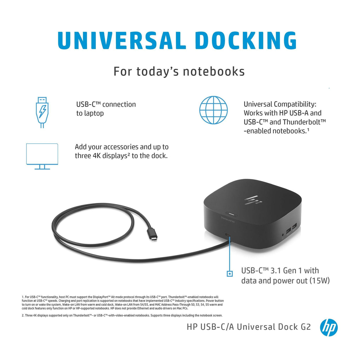 HP USB-C Dock G5 (5TW10AA)