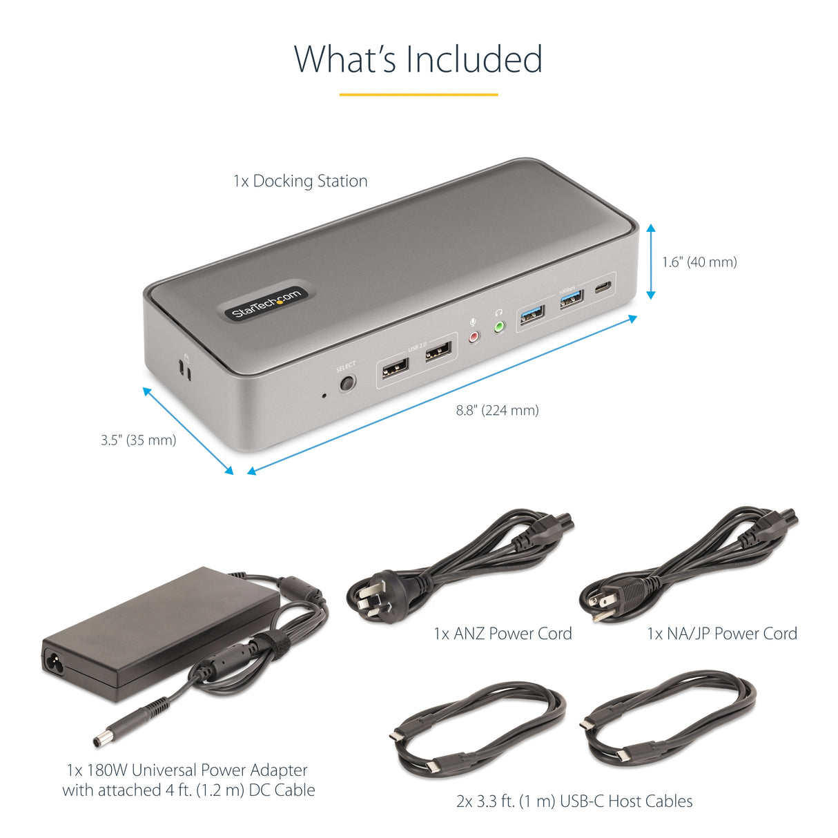 STARTECH Dual-Laptop Docking Station