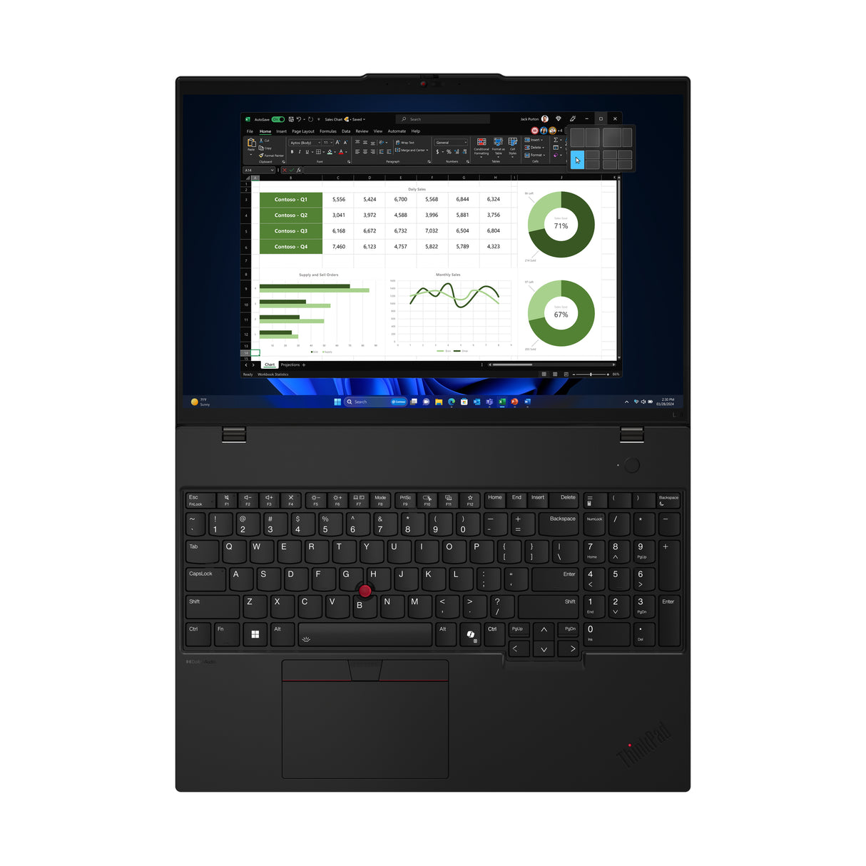 LENOVO ThinkPad L16 Laptop Intel Core Ultra 7 (16") 32GB/512GB