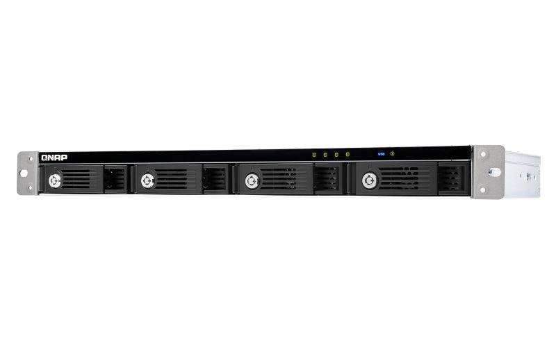 QNAP 4x 3.5" SATA | 1x USB 3.2 Gen 1 Type-C | 1U | 100 W | 100-240V | 4.03 kg (TR-004U)