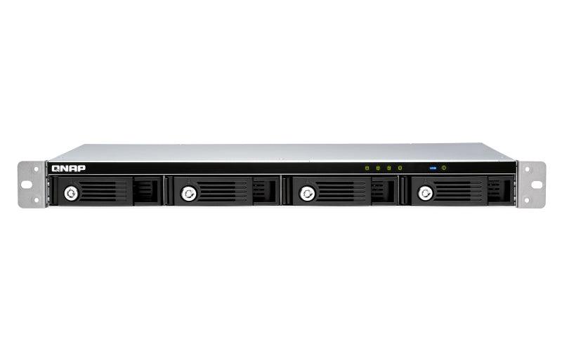 QNAP 4x 3.5" SATA | 1x USB 3.2 Gen 1 Type-C | 1U | 100 W | 100-240V | 4.03 kg (TR-004U)