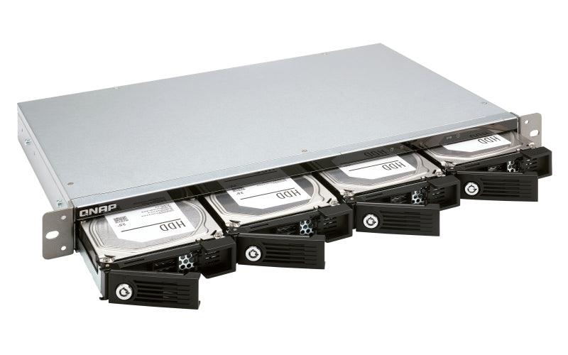 QNAP 4x 3.5" SATA | 1x USB 3.2 Gen 1 Type-C | 1U | 100 W | 100-240V | 4.03 kg (TR-004U)